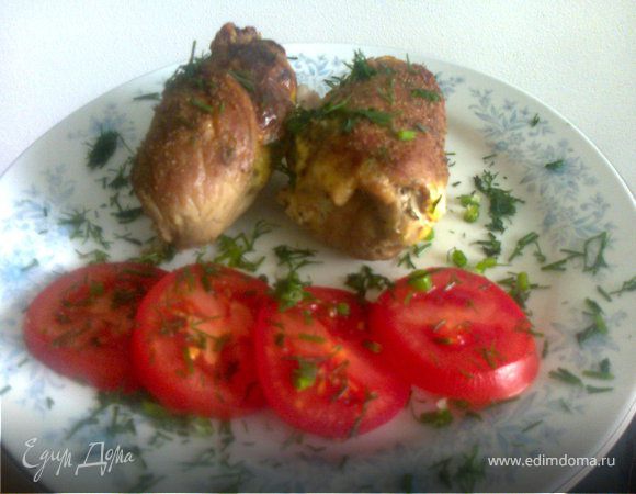 Мясные рулетики с начинкой из омлета и печени