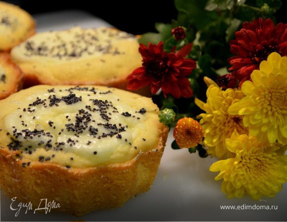 Кексы со сливочным сыром и маком