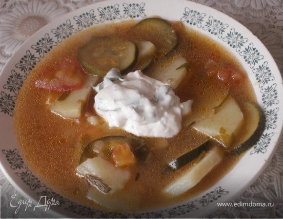 Греческий картофельный суп Греческий картофельный суп