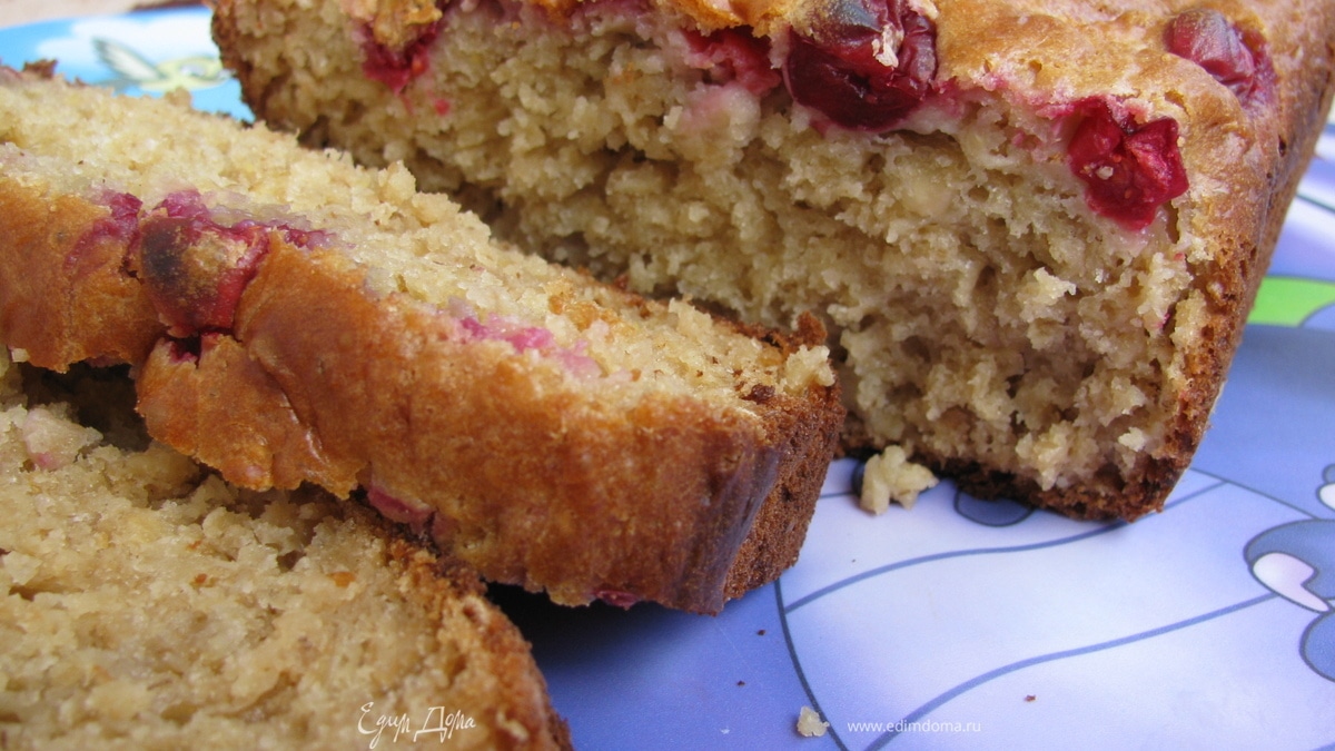 Овсяный кекс с клюквой