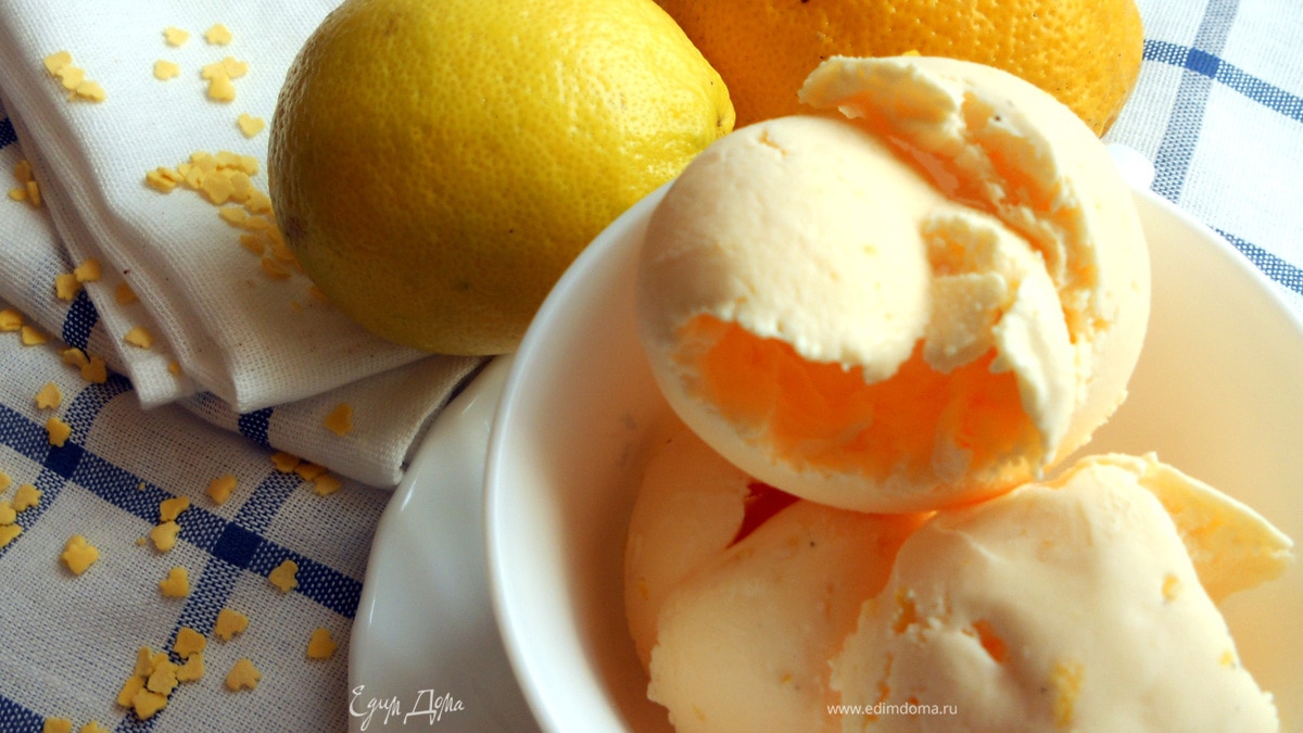 Лимонное мороженое