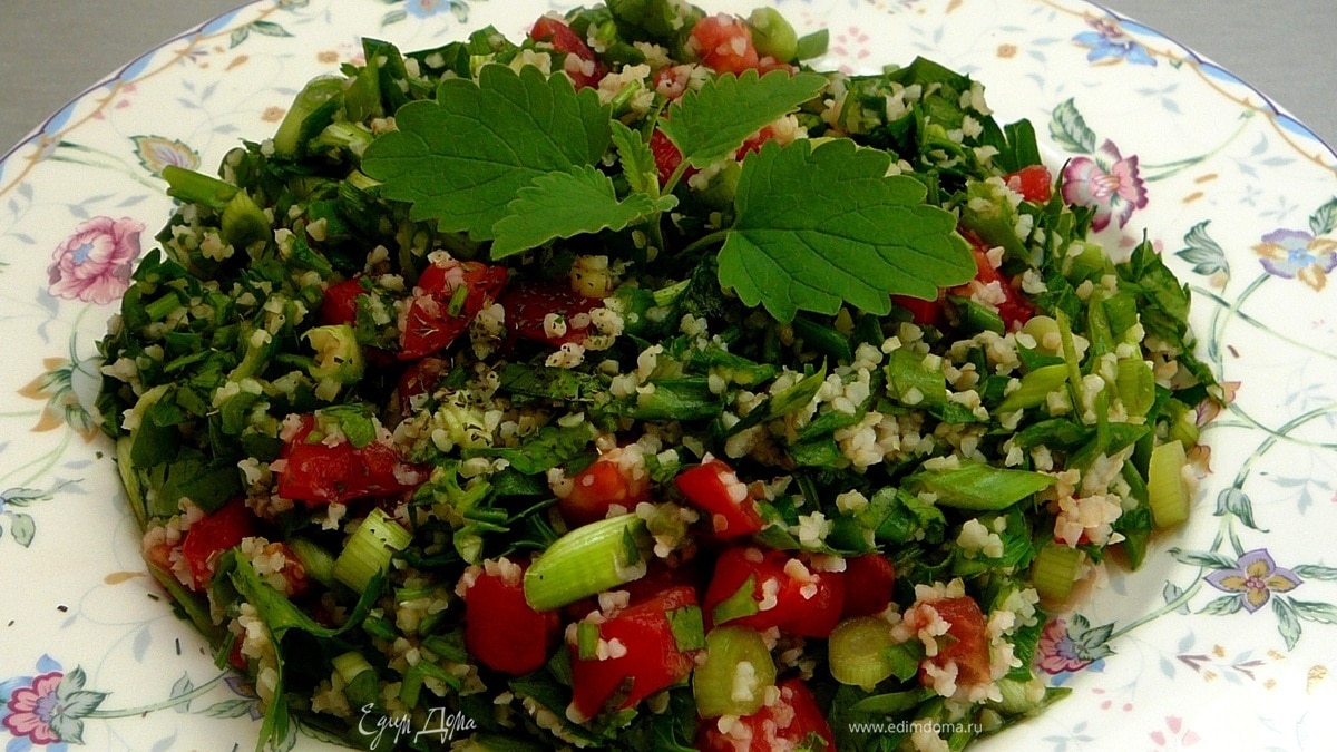 Табуле — салат с булгуром и зеленью