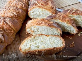 Сырно-луковый домашний хлеб