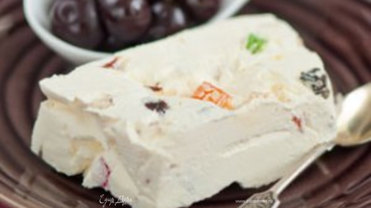 Сладкий террин с цукатами