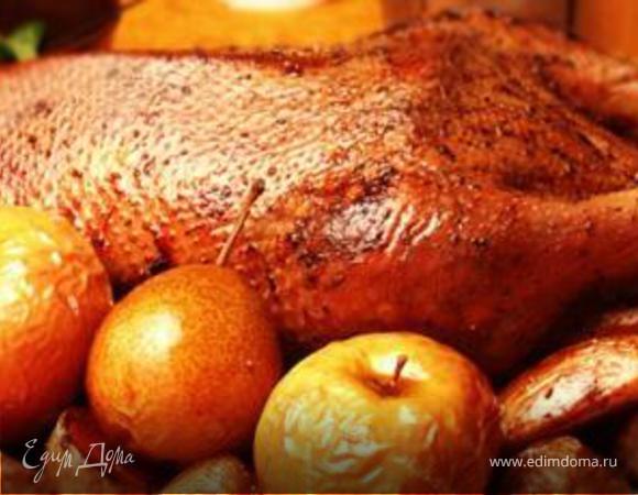 Утка с яблоками и печенью Утка с яблоками и печенью