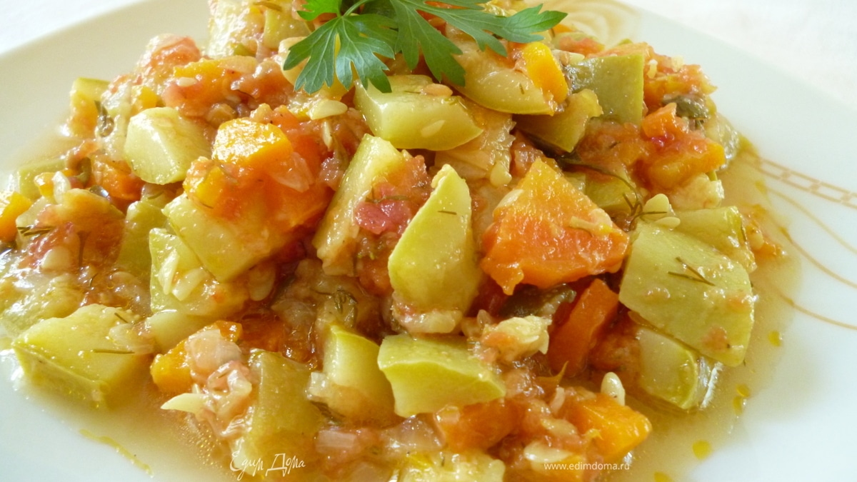 Соте из кабачков