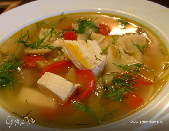 Суп из индейки (курицы) с лимоном Суп из индейки (курицы) с лимоном