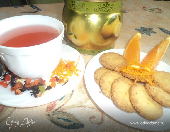 Апельсиновые печеньки