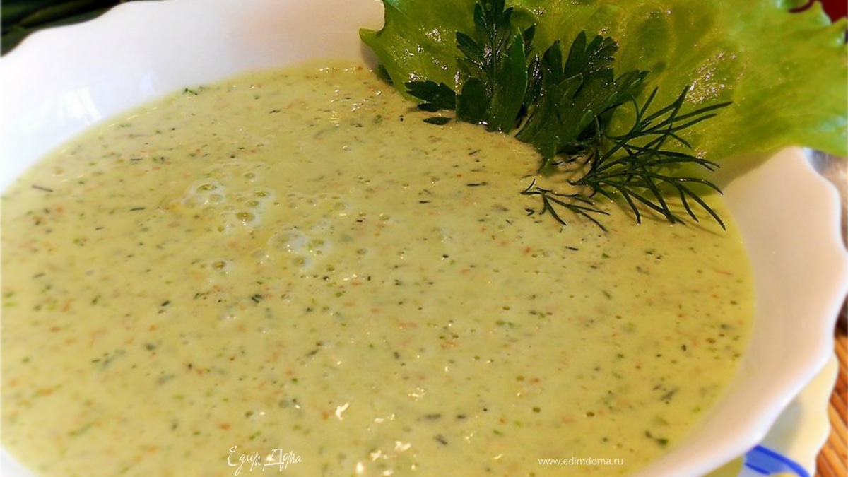 Овсяный суп на кефире