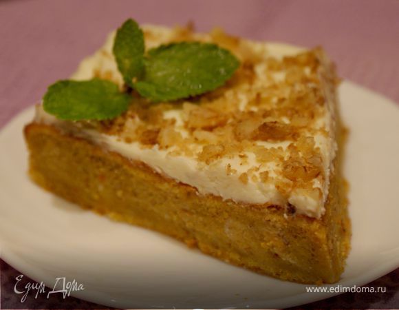 Морковный торт с миндалем Морковный торт с миндалем