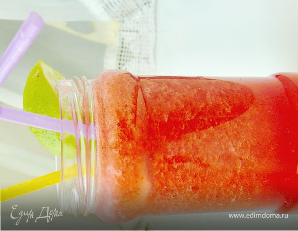 Освежающий лимонад (Клубника+огурец+лайм) Освежающий лимонад (Клубника+огурец+лайм)