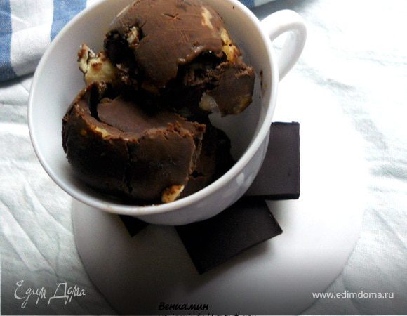 Мятное мороженое с грецкими орехами и белым шоколадом для Марии (Со вкусом ванили) Мятное мороженое с грецкими орехами и белым шоколадом для Марии (Со вкусом ванили)