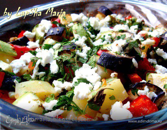 Бриам - греческое овощное рагу Бриам - греческое овощное рагу