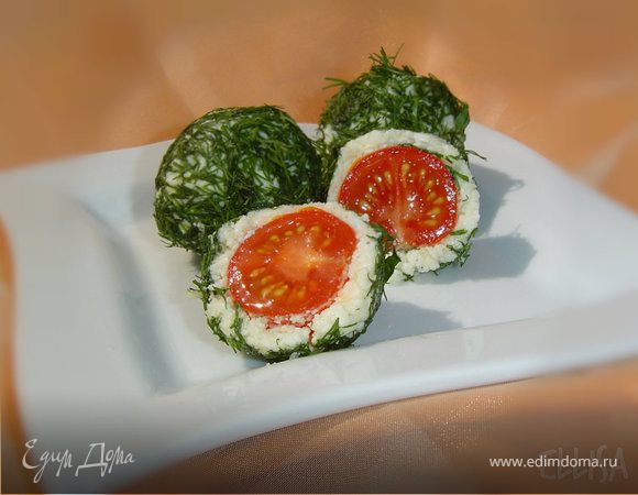 Закусочные шарики из брынзы 