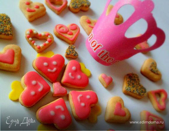 Печенье "пылающие сердца"
