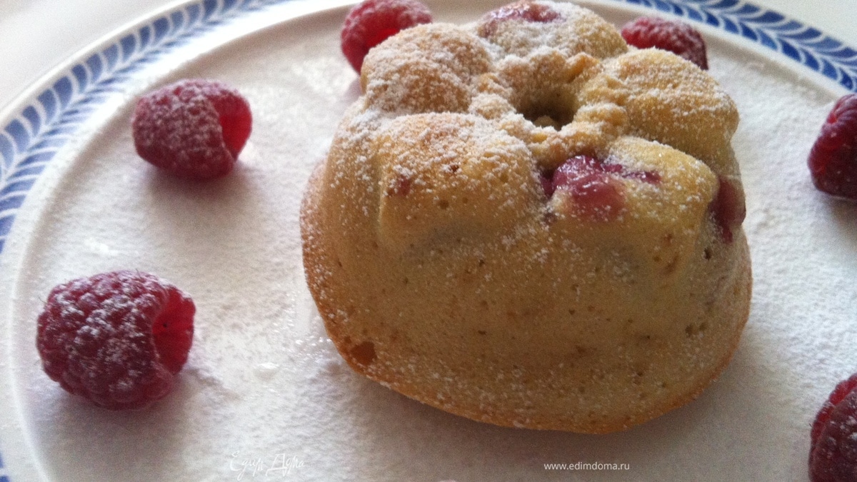 Маффины с малиной