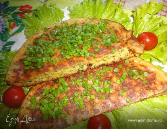 Луковая лепешка Луковая лепешка