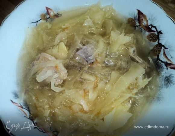 Щи из квашенной капусты в мультиварке