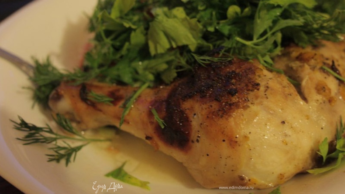 Курица в апельсине