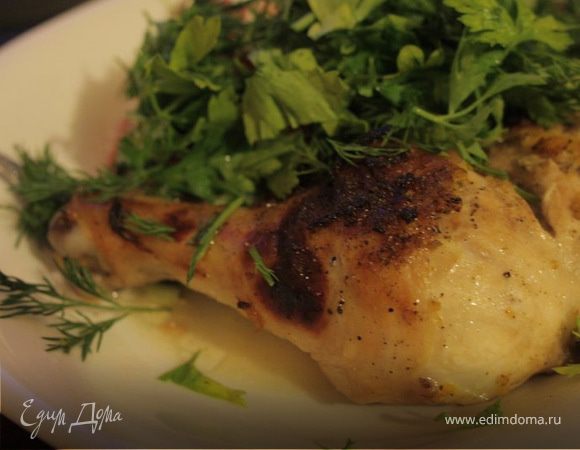 Курица в апельсине