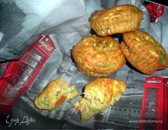 Кабачковые кексы Кабачковые кексы