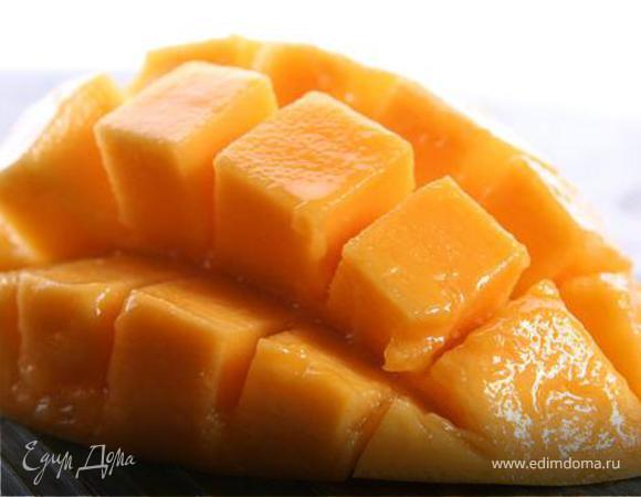 Пюре из манго и йогурта 