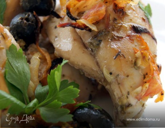 Запеченная курица по-провански Запеченная курица по-провански