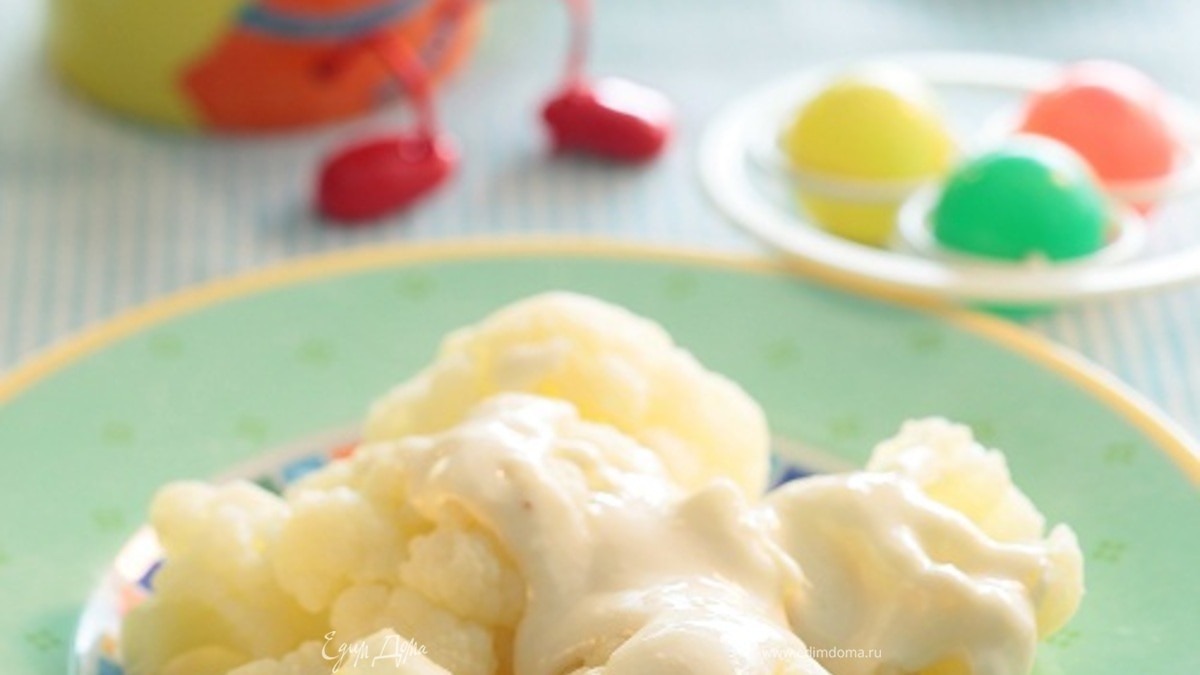 Цветная капуста с сырным соусом