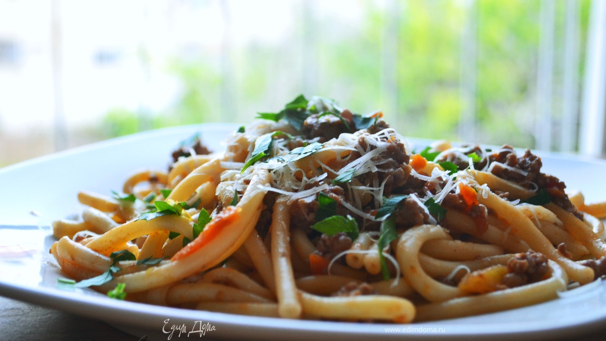 Быстрые болоньезе (Spaghetti alla Bolognese)