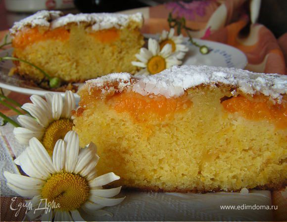 "Абрикосовый рай", или Очень вкусный йогуртовый кекс с абрикосами