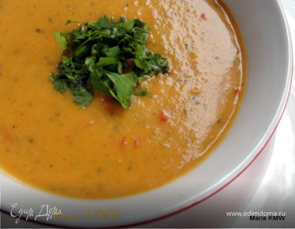 Легкий, летний крем-суп на кокосовом молоке Легкий, летний крем-суп на кокосовом молоке