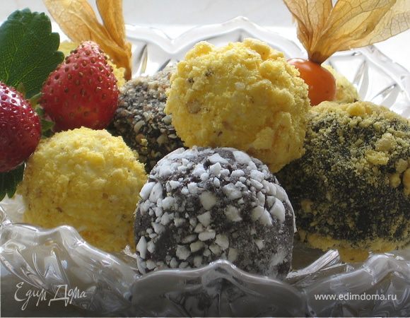 Творожные конфеты «Колобки с секретом» Творожные конфеты «Колобки с секретом»