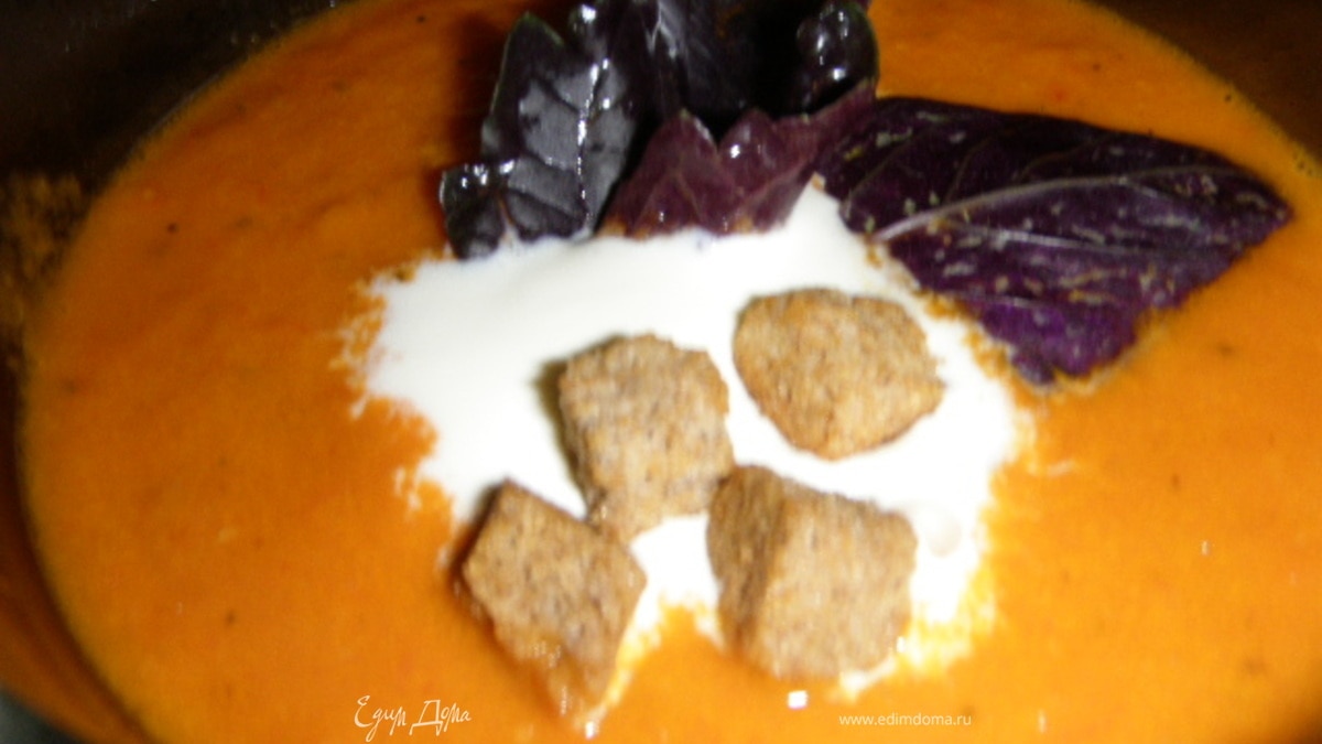 Летний томатный суп 