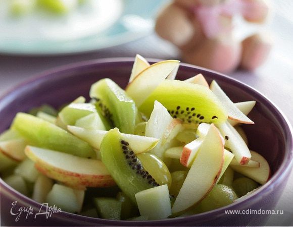 Зеленый фруктовый салат Зеленый фруктовый салат