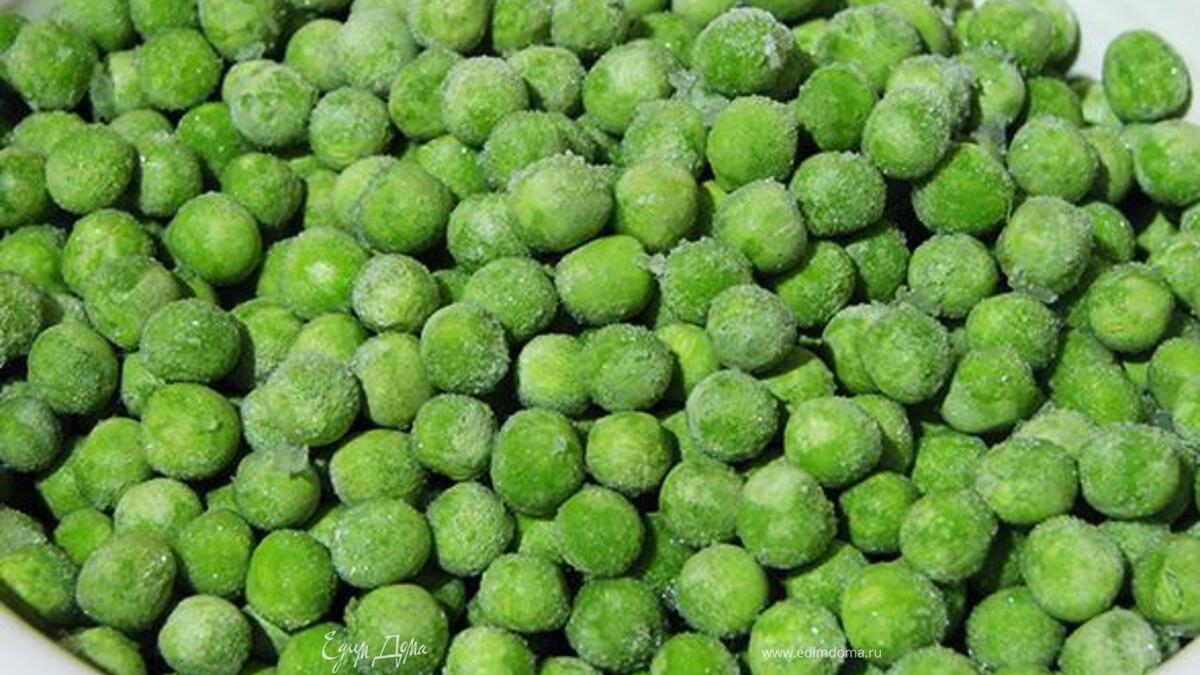 Пюре из зеленого горошка