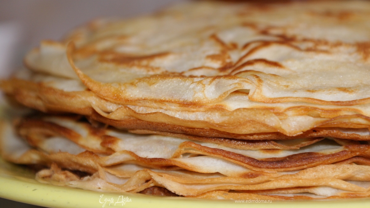 Блины на молоке