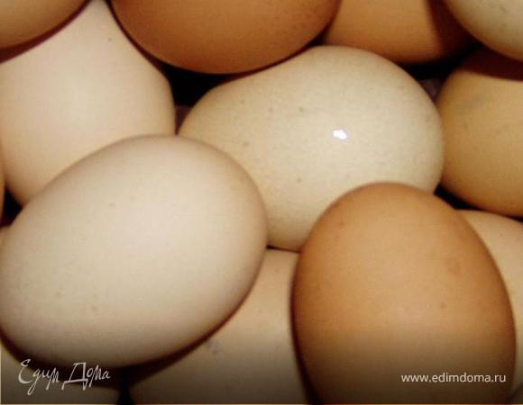 Яйца на водяной бане