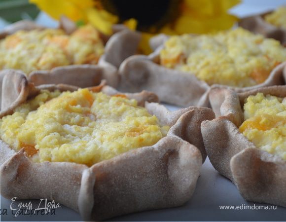 Калитки с пшенной кашей и абрикосами Калитки с пшенной кашей и абрикосами