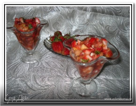 Тартар из клубники и помидоров Тартар из клубники и помидоров