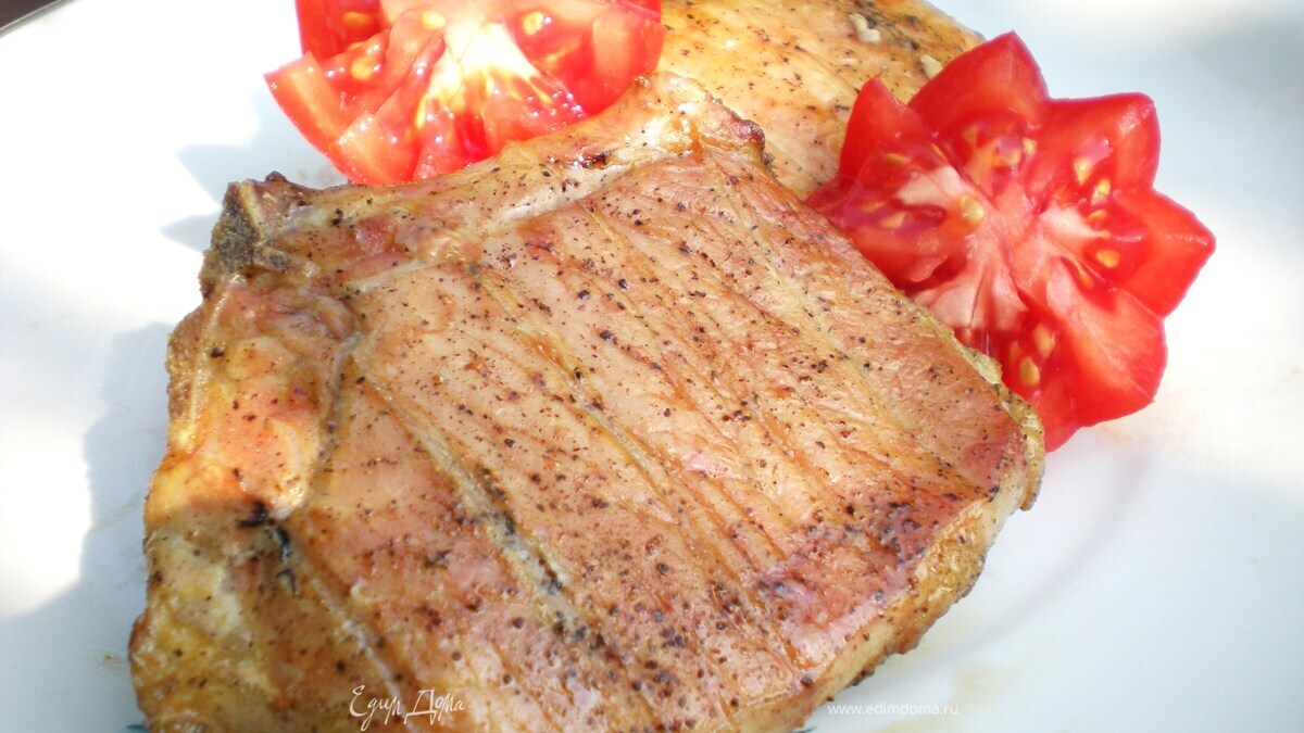 Свиная котлета-гриль