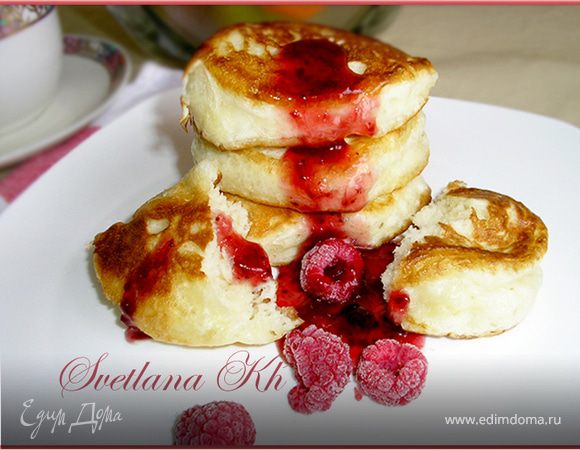 Дрожжевые оладьи на кефире Дрожжевые оладьи на кефире