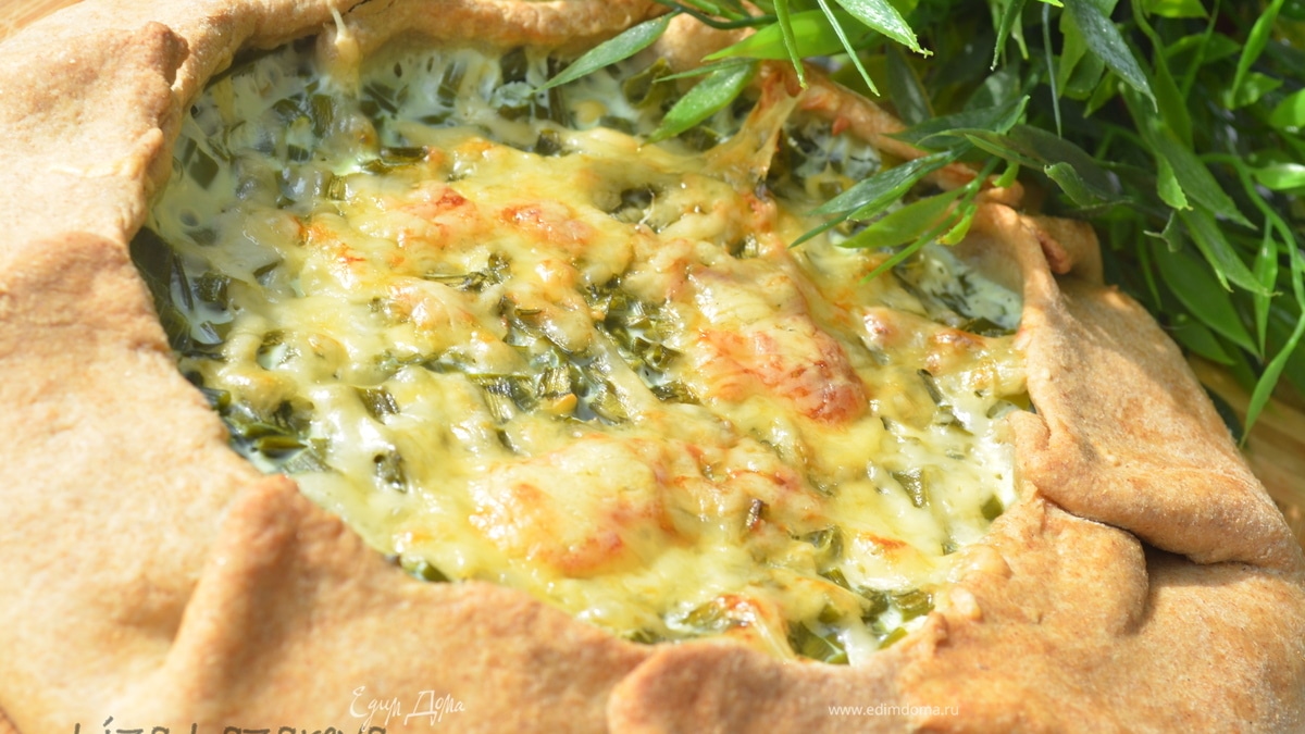 Ароматная галета с молодым зеленым луком