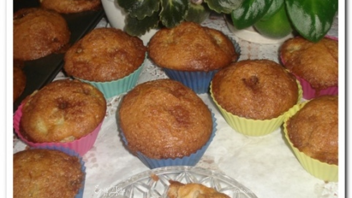 Маффины с ревенем