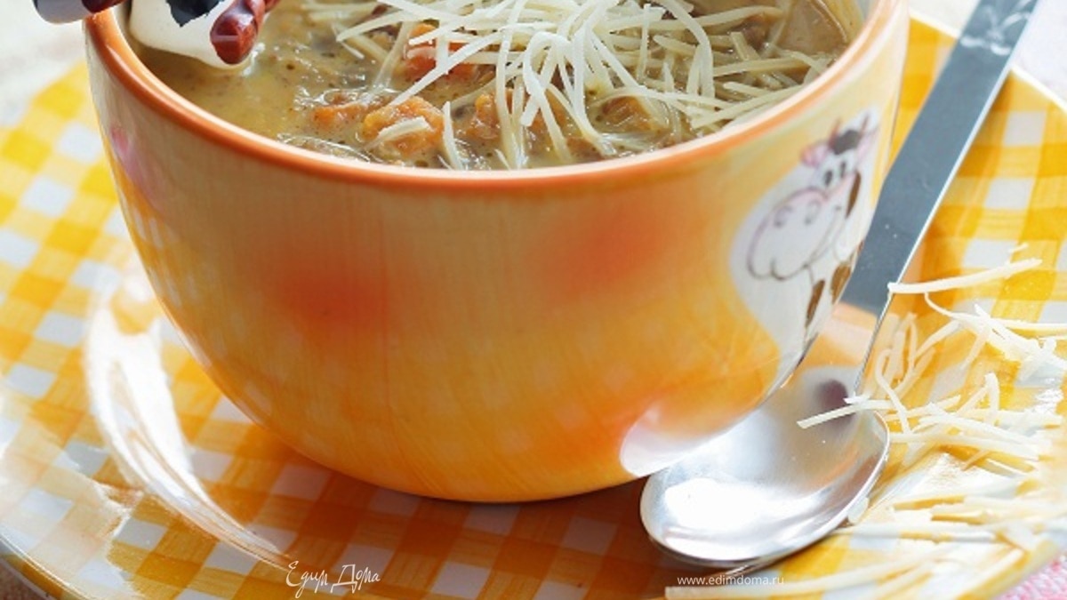 Супчик из моркови и чечевицы