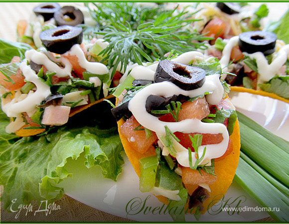 Закуска на чипсах Закуска на чипсах