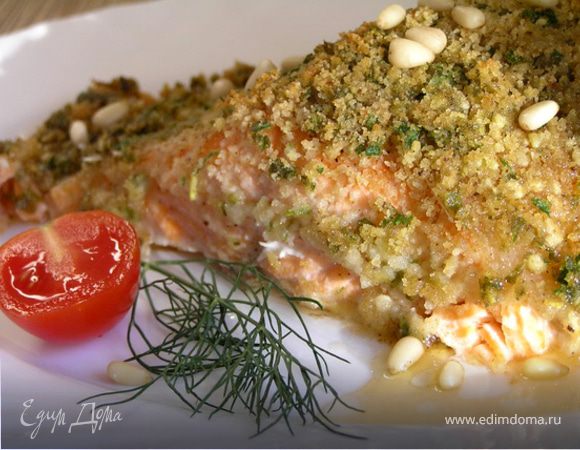 Пикантная форель с кедровыми орешками Пикантная форель с кедровыми орешками