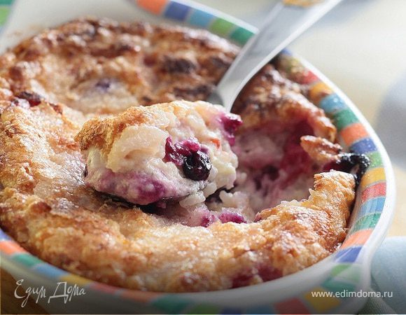 Творожно-рисовая запеканка