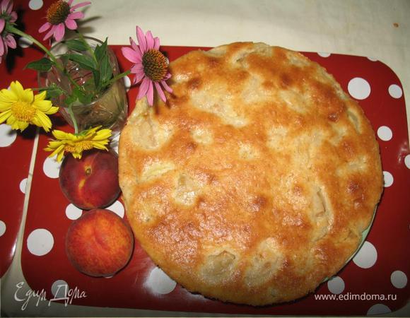 Яблочная шарлотка без яиц