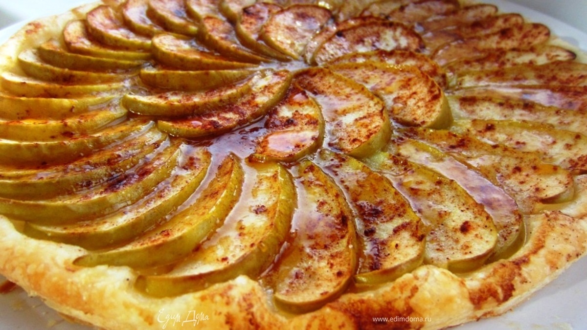 Яблочный пирог от Юлии Высоцкой