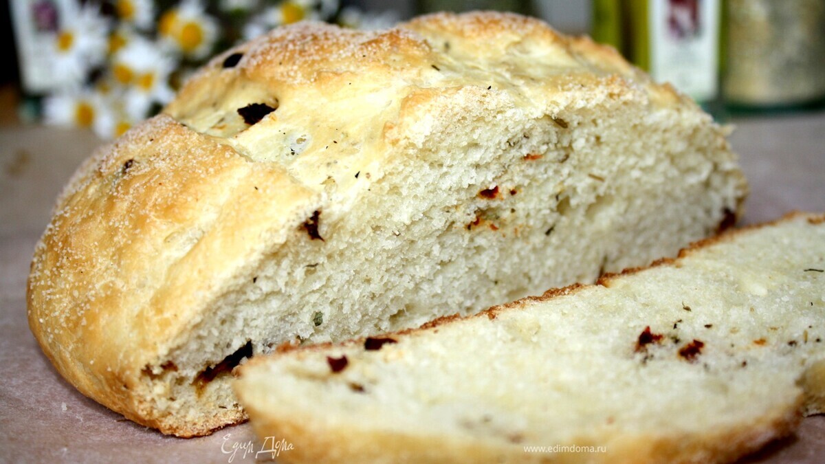 Хлеб с манной кашей